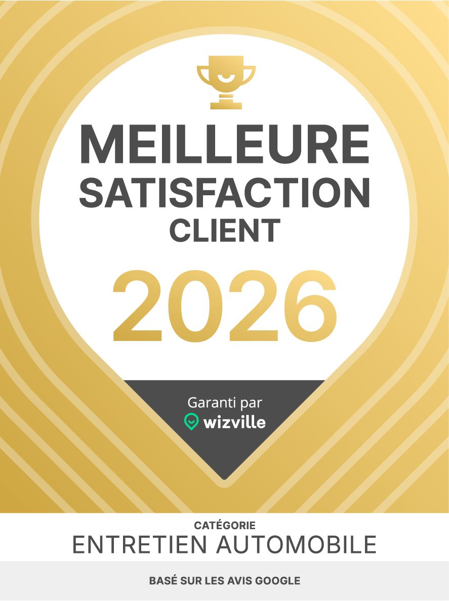 Prix Meilleure Satisfaction 2025 - Entretien Automobile Or